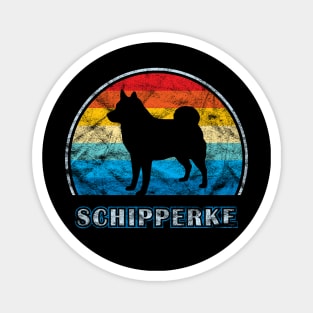 Schipperke Vintage Design Dog Magnet